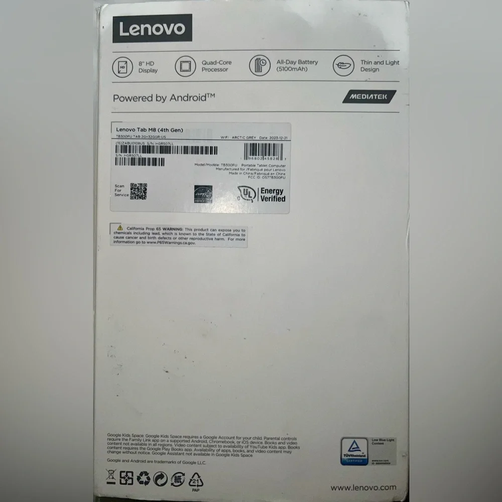 Lenovo Tab M8 (4.ª generación)